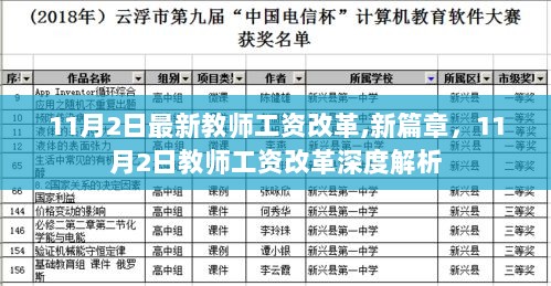 11月2日教师工资改革新篇章，深度解析与展望