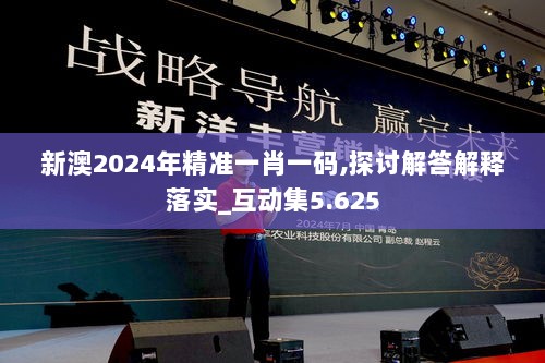 新澳2024年精准一肖一码,探讨解答解释落实_互动集5.625