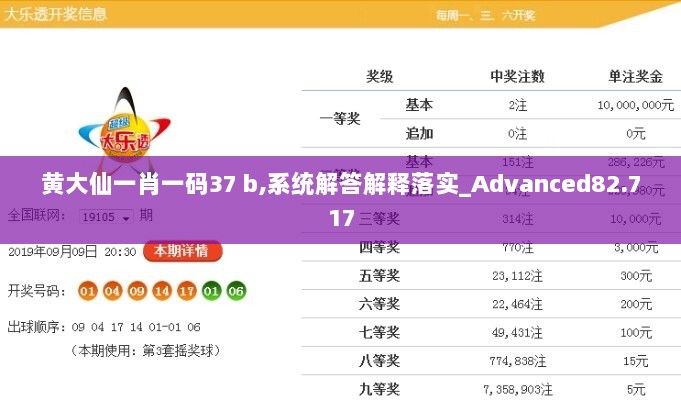 黄大仙一肖一码37 b,系统解答解释落实_Advanced82.717