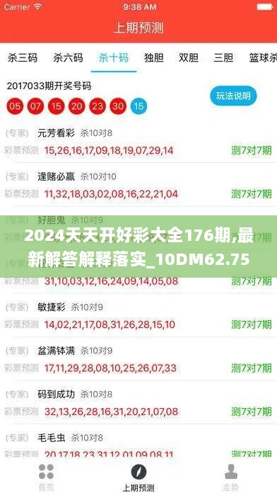 2024天天开好彩大全176期,最新解答解释落实_10DM62.759