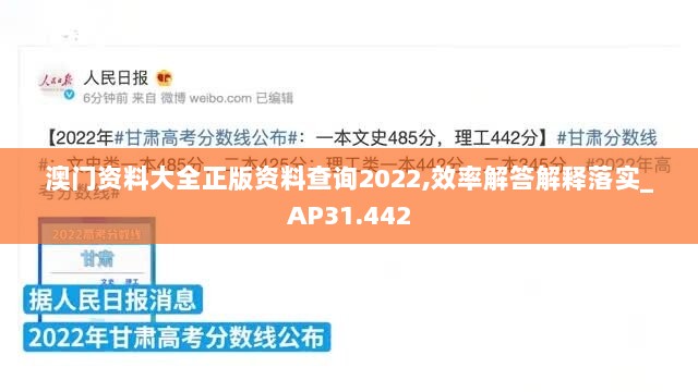 澳门资料大全正版资料查询2022,效率解答解释落实_AP31.442