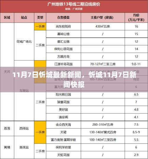 忻城11月7日新闻快报