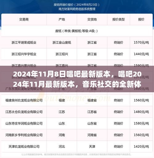 2024年11月最新版唱吧，音乐社交的全新体验