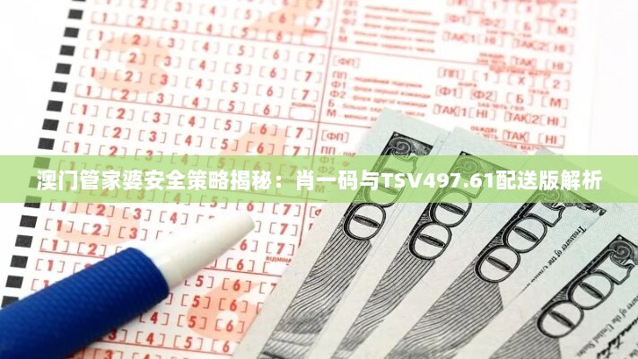 澳门管家婆安全策略揭秘：肖一码与TSV497.61配送版解析