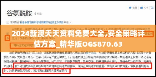 2024新澳天天资料免费大全,安全策略评估方案_精华版OGS870.63