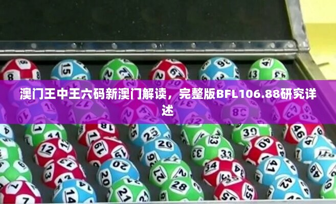 澳门王中王六码新澳门解读，完整版BFL106.88研究详述