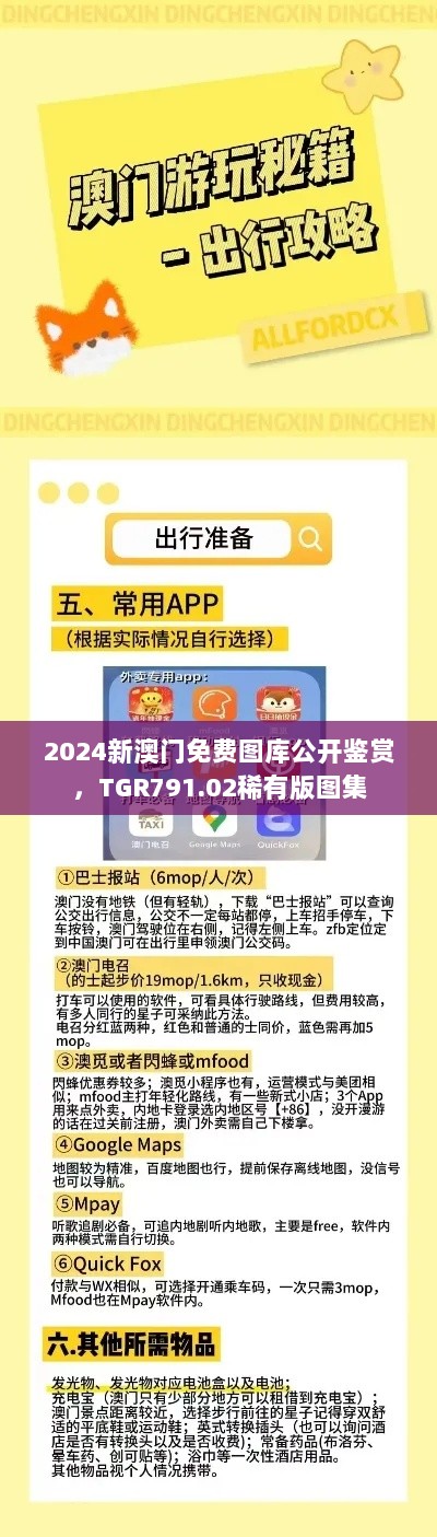 2024新澳门免费图库公开鉴赏，TGR791.02稀有版图集