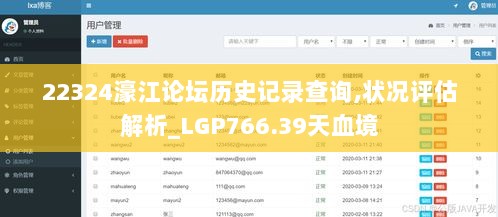 22324濠江论坛历史记录查询,状况评估解析_LGP766.39天血境