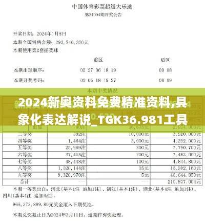 2024新奥资料免费精准资料,具象化表达解说_TGK36.981工具版