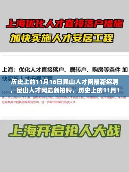 历史上的11月16日，昆山人才网最新招聘信息解读