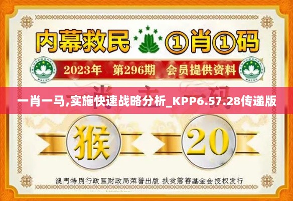 一肖一马,实施快速战略分析_KPP6.57.28传递版