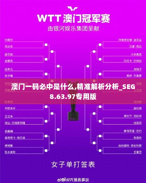 澳门一码必中是什么,精准解析分析_SEG8.63.97专用版