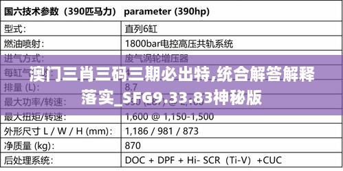 澳门三肖三码三期必出特,统合解答解释落实_SFG9.33.83神秘版