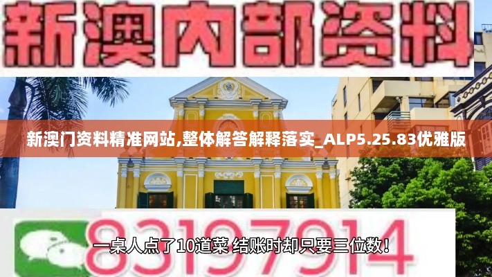 新澳门资料精准网站,整体解答解释落实_ALP5.25.83优雅版