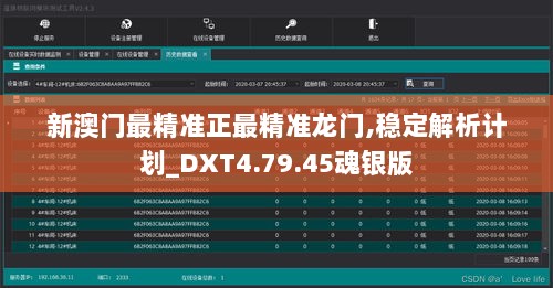 新澳门最精准正最精准龙门,稳定解析计划_DXT4.79.45魂银版