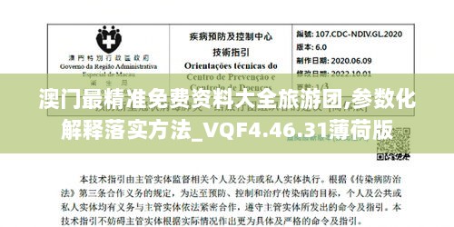 澳门最精准免费资料大全旅游团,参数化解释落实方法_VQF4.46.31薄荷版