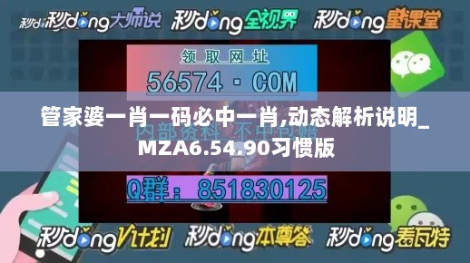 管家婆一肖一码必中一肖,动态解析说明_MZA6.54.90习惯版