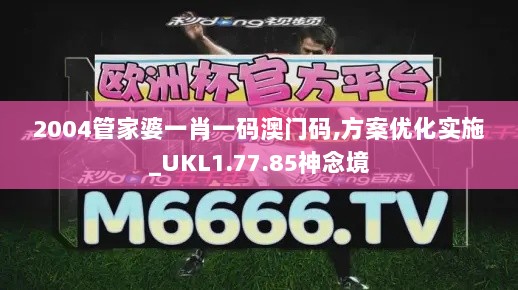 2004管家婆一肖一码澳门码,方案优化实施_UKL1.77.85神念境