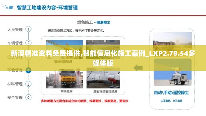 新澳精准资料免费提供,智能信息化施工案例_LXP2.78.54多媒体版