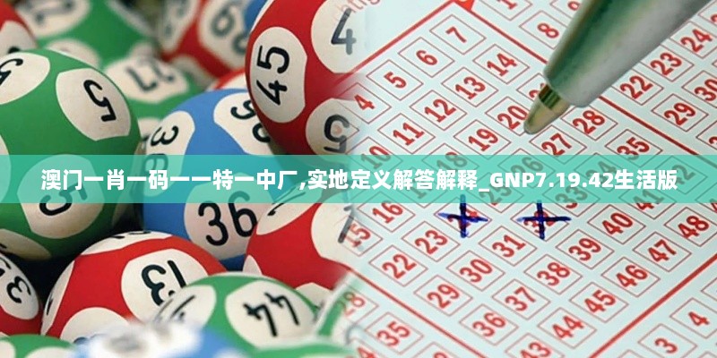 澳门一肖一码一一特一中厂,实地定义解答解释_GNP7.19.42生活版