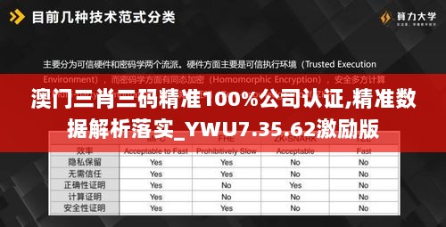 澳门三肖三码精准100%公司认证,精准数据解析落实_YWU7.35.62激励版