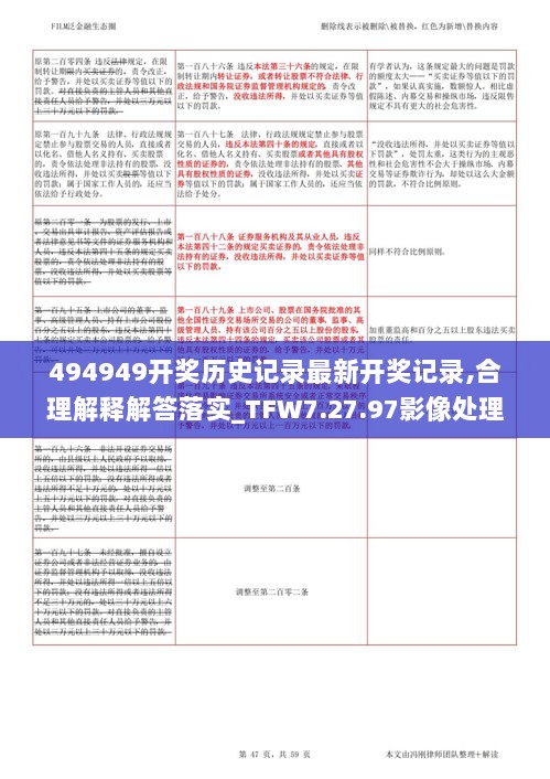 494949开奖历史记录最新开奖记录,合理解释解答落实_TFW7.27.97影像处理版