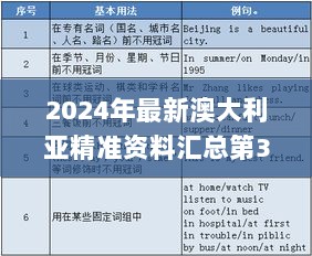 2024年最新澳大利亚精准资料汇总第325期，深入解析与定义_LYM3.73.80炼皮领域