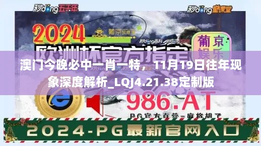 澳门今晚必中一肖一特，11月19日往年现象深度解析_LQJ4.21.38定制版