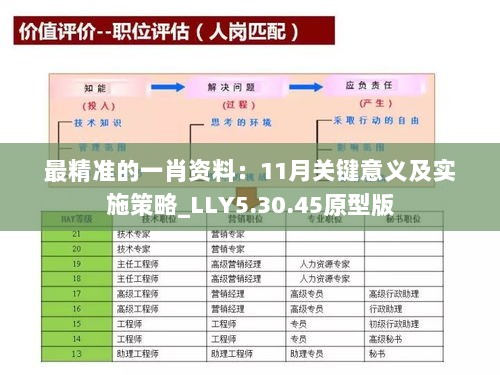 最精准的一肖资料：11月关键意义及实施策略_LLY5.30.45原型版