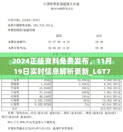 2024正版资料免费发布，11月19日实时信息解析更新_LGT7.26.22增强版