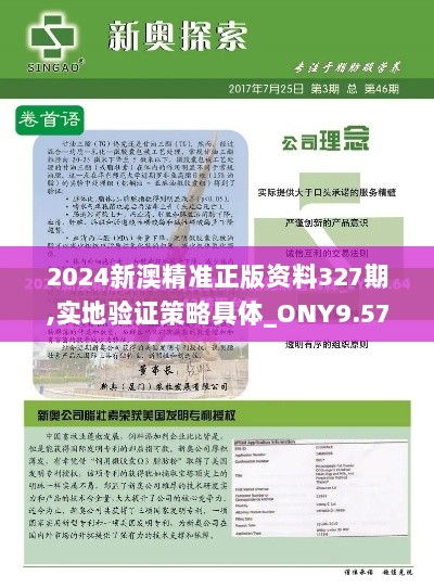 2024新澳精准正版资料327期,实地验证策略具体_ONY9.57.73DIY工具版