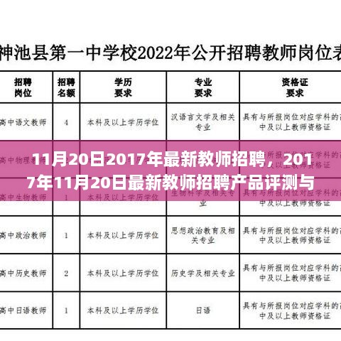 2017年11月20日最新教师招聘产品评测与介绍