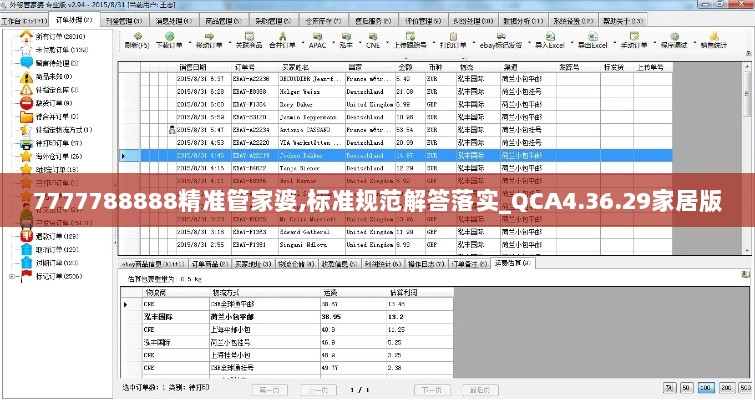 7777788888精准管家婆,标准规范解答落实_QCA4.36.29家居版