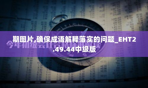 期图片,确保成语解释落实的问题_EHT2.49.44中级版