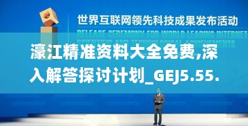 濠江精准资料大全免费,深入解答探讨计划_GEJ5.55.30复兴版