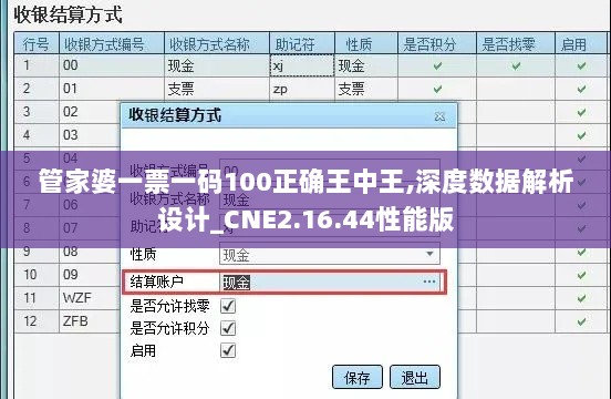 管家婆一票一码100正确王中王,深度数据解析设计_CNE2.16.44性能版