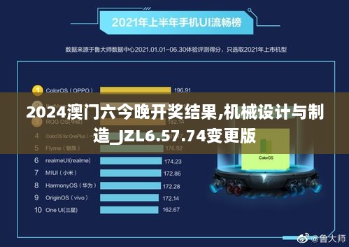 2024澳门六今晚开奖结果,机械设计与制造_JZL6.57.74变更版