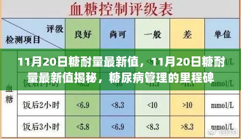 11月20日糖耐量最新值揭秘，糖尿病管理的新里程碑