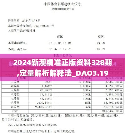 2024新澳精准正版资料328期,定量解析解释法_DAO3.19