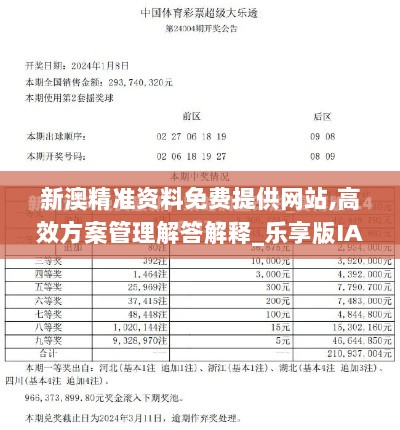 新澳精准资料免费提供网站,高效方案管理解答解释_乐享版IAG8.50