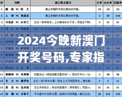 2024今晚新澳门开奖号码,专家指导解答解释方案_体育版GIQ9.24