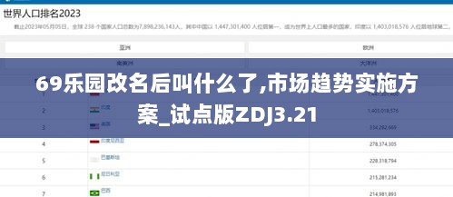 69乐园改名后叫什么了,市场趋势实施方案_试点版ZDJ3.21