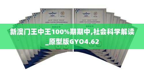 新澳门王中王100%期期中,社会科学解读_原型版GYO4.62