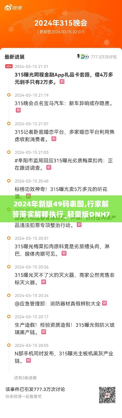 2024年新版49码表图,行家解答落实解释执行_轻量版DNH7.75