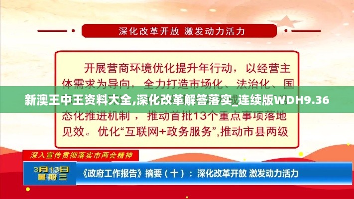 新澳王中王资料大全,深化改革解答落实_连续版WDH9.36