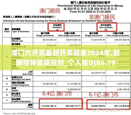 澳门六开奖最新开奖结果2024年,数据指导策略规划_个人版DJB6.79