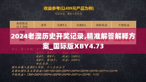 2024老澳历史开奖记录,精准解答解释方案_国际版XBY4.73