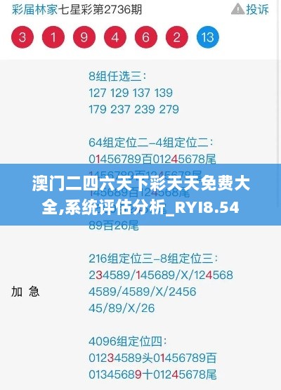 澳门二四六天下彩天天免费大全,系统评估分析_RYI8.54