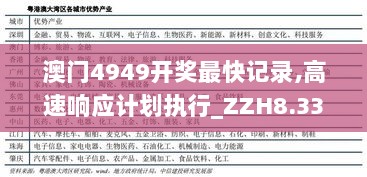 澳门4949开奖最快记录,高速响应计划执行_ZZH8.33