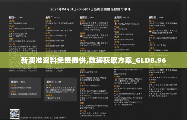 新澳准资料免费提供,数据获取方案_GLD8.96